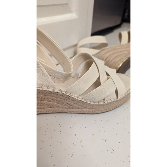 FRANCO SARTO CARMINA ESPADRILLE WEDGE BUCKLE UP SANDAL SOLD NOT FORSALE!!! - Picture 11 of 16